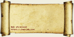 Jovana Živkov vizit kartica